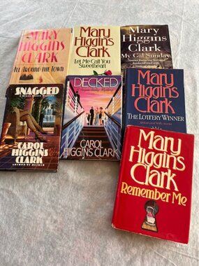 13 books * mysteries by Mary Higgins Clark